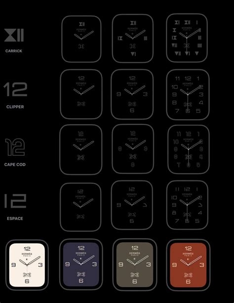 Apple Watch Hermes face collection